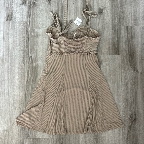 NWT Free People Shine Like Me Mini Dress Strappy Going Out Semi Formal Size 0 - Picture 3 of 6